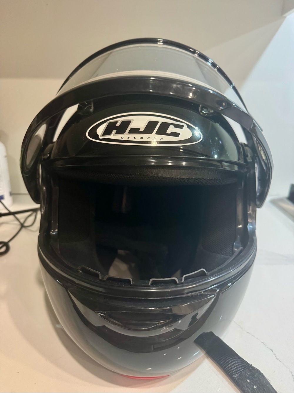 HJC Full-Face Motorcycle Helmet - Gloss Black